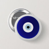böser Blick Vintage Oriental Muster Design Button (Vorne & Hinten)