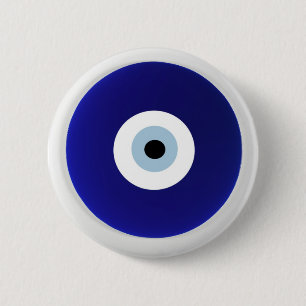 böser Blick Vintage Oriental Muster Design Button