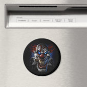 Böser Clown Gesicht Magnet (In Situ (Geschirrspüler))