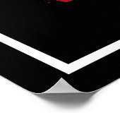 böser Clown, Halloween-Begrüßung Poster (Ecke)