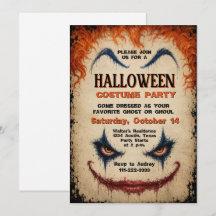 Böser Clown Halloween-Kostüm-Party Gruselig Süß