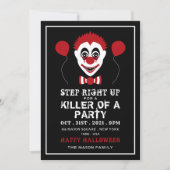 böser Clown, Halloween-Party (Vorderseite)