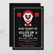 böser Clown, Halloween-Party (Vorne/Hinten)