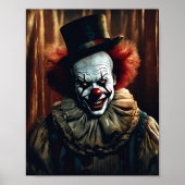 "Böser Clown im abandonierten Zirkuszelt - Horror  Poster (Vorne)