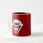 Böser Clown Kaffeetasse (Vorderseite Links)