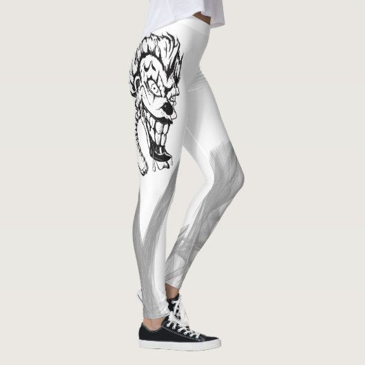 böser Clown mit grauen Leggings (Rechts)