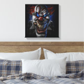 böser Clown und Zigar Leinwanddruck (Insitu (Schlafzimmer))