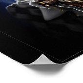 böser Clown und Zigar Poster (Ecke)