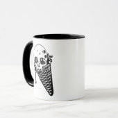 Böser Eiswaffel Tasse (Vorderseite Links)