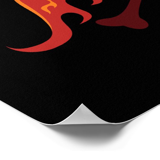 böser Engel Poster (Ecke)