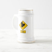 Böser Geist Bierglas (Vorderseite Links)