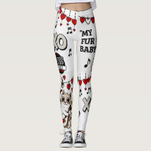 Böser Guter Fellbaby-Leggings