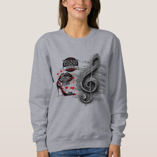 Böser guter Valentins-T-Shirt Sweatshirt (Vorderseite)