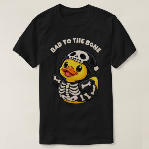 Böser Halloween-Skelett-Entchen T-Shirt