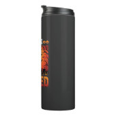 Böser Halloween-Vogelscheuchendesign_1 Thermosbecher (Nach rechts gedreht)