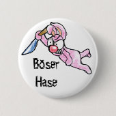 Böser Hase Button (Vorderseite)