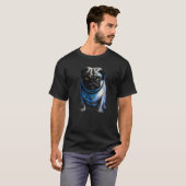 Böser Hund Pug Halloween T-Shirt (Vorne ganz)
