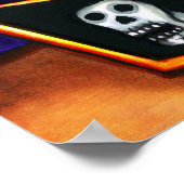 Böser Jack in der Box und Fee Goth Fantasy Art Poster (Ecke)