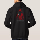 Böser-Junge-Rotvermummter | Dark Aesthetic Hoodie (Rückseite)