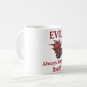 Böser Kaffeebecher Kaffeetasse (Vorderseite Links)