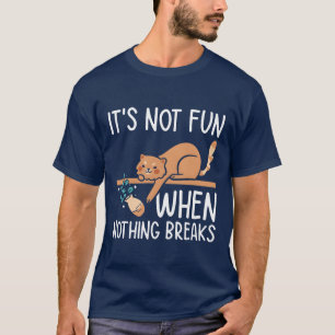 Böser Katzenzeichnungsstrich Kunst Katzenbesitzer T-Shirt