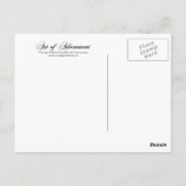 Böser Kittie - Postkarte (Rückseite)