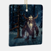 Böser Krampus Keramikornament (Rechts)