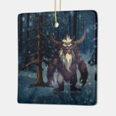 Böser Krampus Keramikornament (Links)