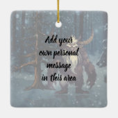 Böser Krampus Keramikornament (Rückseite)