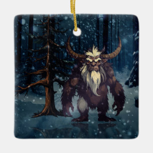 Böser Krampus Keramikornament