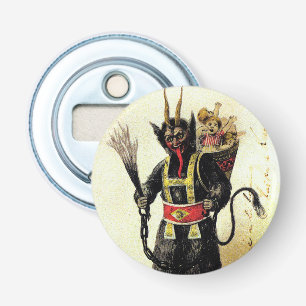 Böser Krampus Schrecklicher Dämon Feiertag Weihnac Flaschenöffner