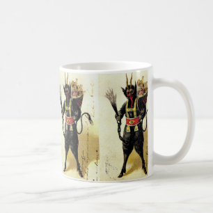 Böser Krampus Schrecklicher Dämon Feiertag Weihnac Kaffeetasse