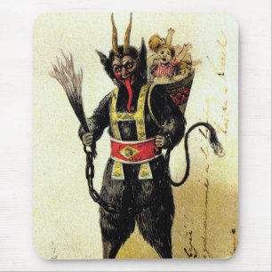 Böser Krampus Schrecklicher Dämon Feiertag Weihnac Mousepad