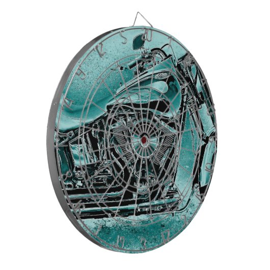 Böser Kreuzer Dartscheibe (Vorderseite Links)