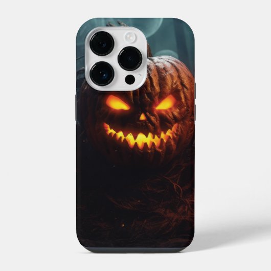 Böser Kürbis iPhone Hülle (Rückseite)