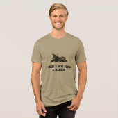 Böser Lama Tri-Blend Shirt (Vorderseite voll)