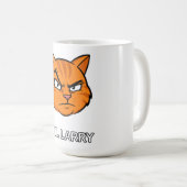 Böser Larry Lustiger Katz Kaffeetasse (VorderseiteRechts)