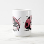 Böser Marienkäfer Kaffeetasse (Mittel)