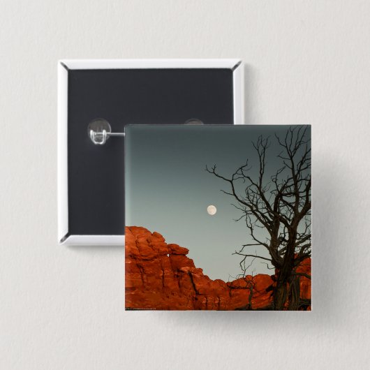 Böser Mond Button (Vorne & Hinten)