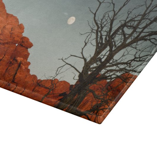 Böser Mond Schneidebrett (Ecke)