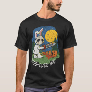 Böser Osterhase Lustiges Vintage-Design Horrorshir T-Shirt