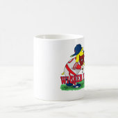 Böser Pissah-Baseball Kaffeetasse (Mittel)