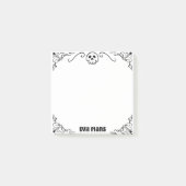 böser Plan Post-it Klebezettel (Vorderseite)