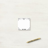 böser Plan Post-it Klebezettel (Auf Schreibtisch)