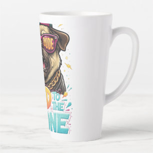 Böser Pug — Ruder Typ Streetwear-Design Milchtasse