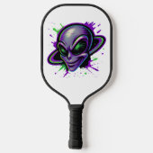 Böser Schuss-Alien Pickleball Schläger (Rückseite)