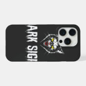 Böser schwarzer Katzen-Dunkles-Sigil-Gothic-Metal- iPhone Hülle (Rückseite (Horizontal))