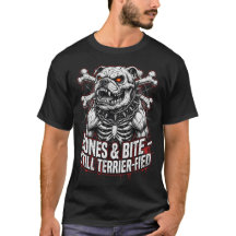 Böser Skelett-Bulldogge-Gothic