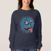 böser Virus Sweatshirt (Vorderseite)