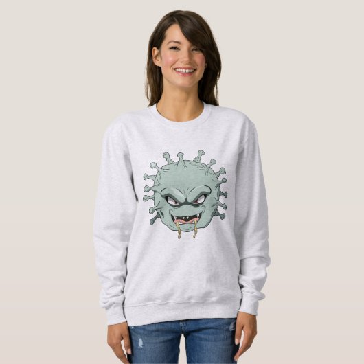 böser Virus Sweatshirt (Vorne ganz)